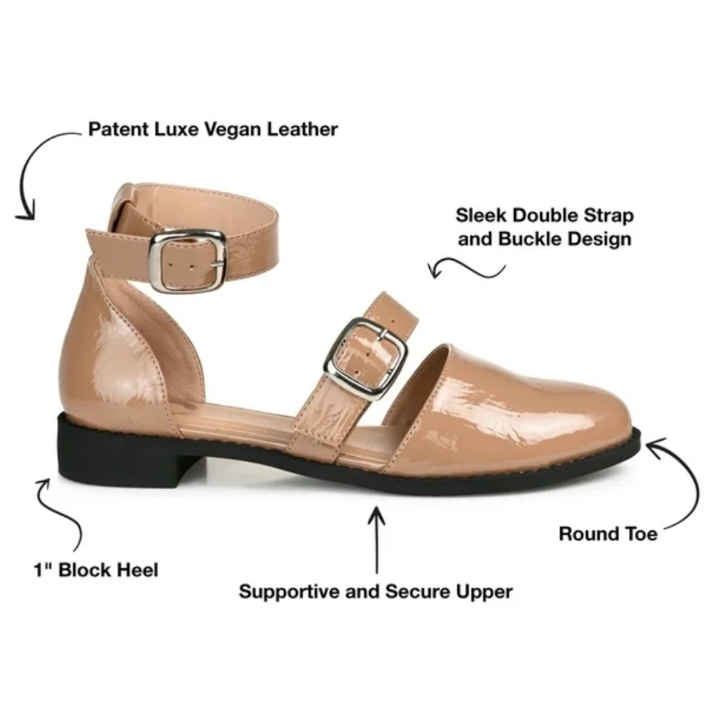JOurney Collection or O makes Mary Jane with a cute twist, brown,…​​​